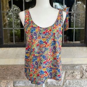 Sezane Multicolored Floral Top